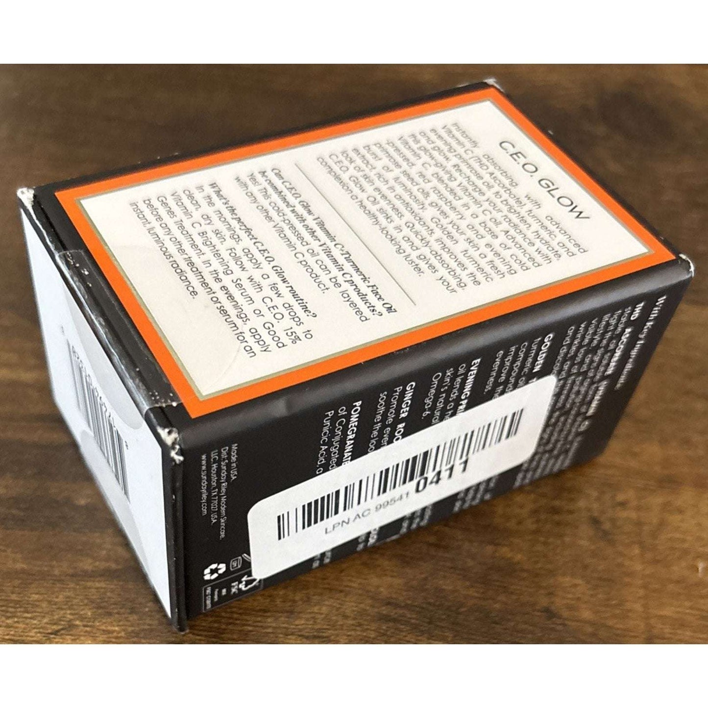 NEW Sunday Riley CEO Glow Vitamin C Turmeric & Primrose Face Oil 0.5oz/15ml