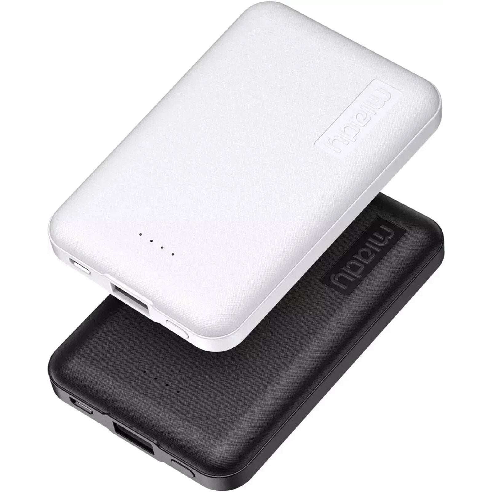 Miady 2-Pack 5000mAh Mini Portable Charger, 5V 2.4A USB-C Output Fast Charging