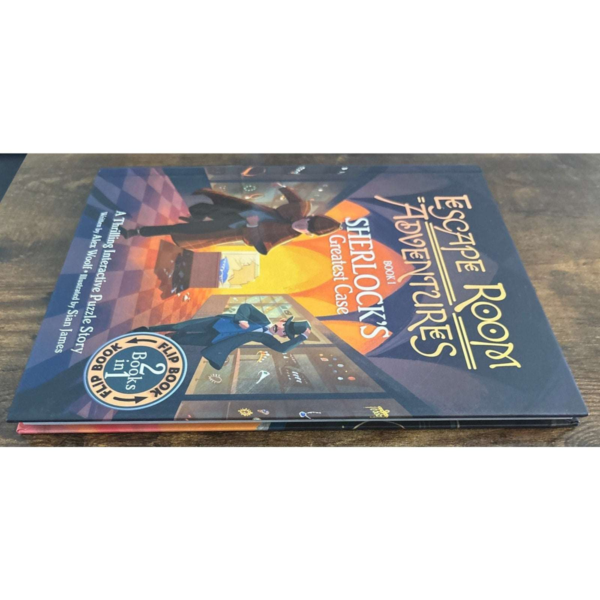 Escape Room Adventures 2 Books in 1 Sherlock's/Hunt Agent 9 - Interactive Puzzle