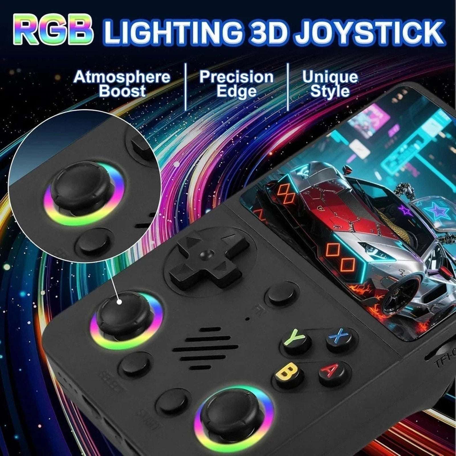 RG36 PRO Retro Handheld Game Console Open Source System, 3.5" IPS Screen 64G TF