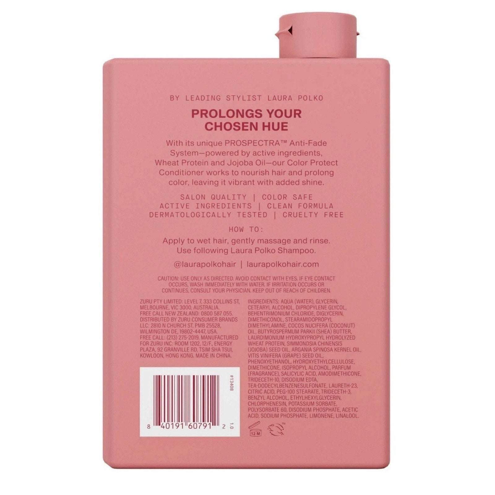 2PC Laura Polko ProSpectra Color Protect Conditioner JOJOBA Oil + Wheat Protein