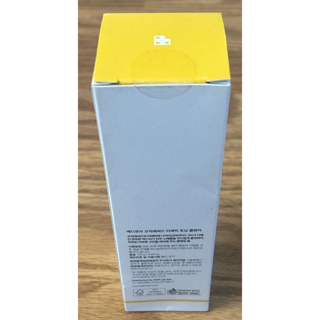 MEDICUBE Kojic Acid Turmeric Toning Cleanser, 4.23 oz New/Sealed EXP 12/2027