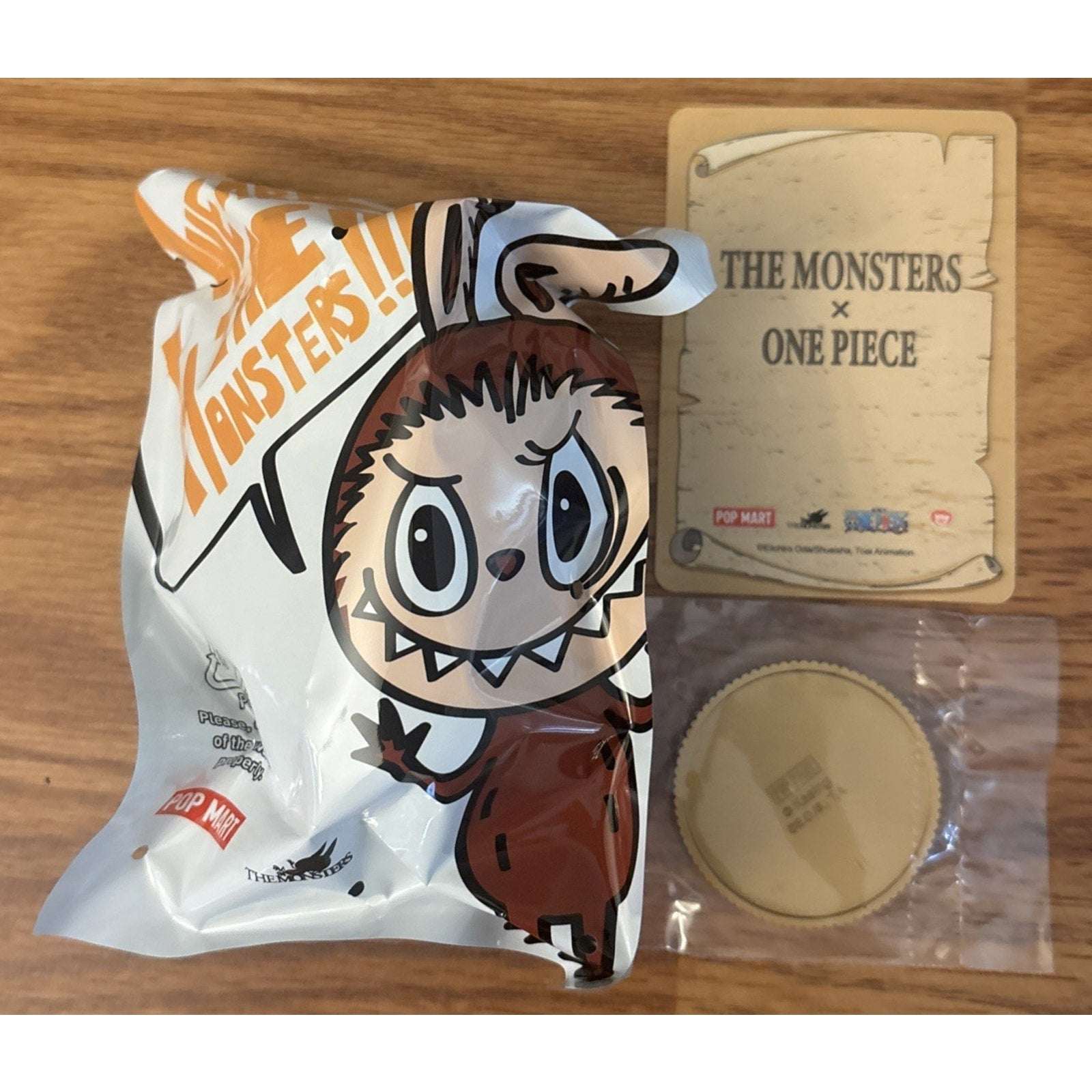 POP MART Labubu The Monsters x One Piece SEALED Figure - RORONOA ZORO - Open Box