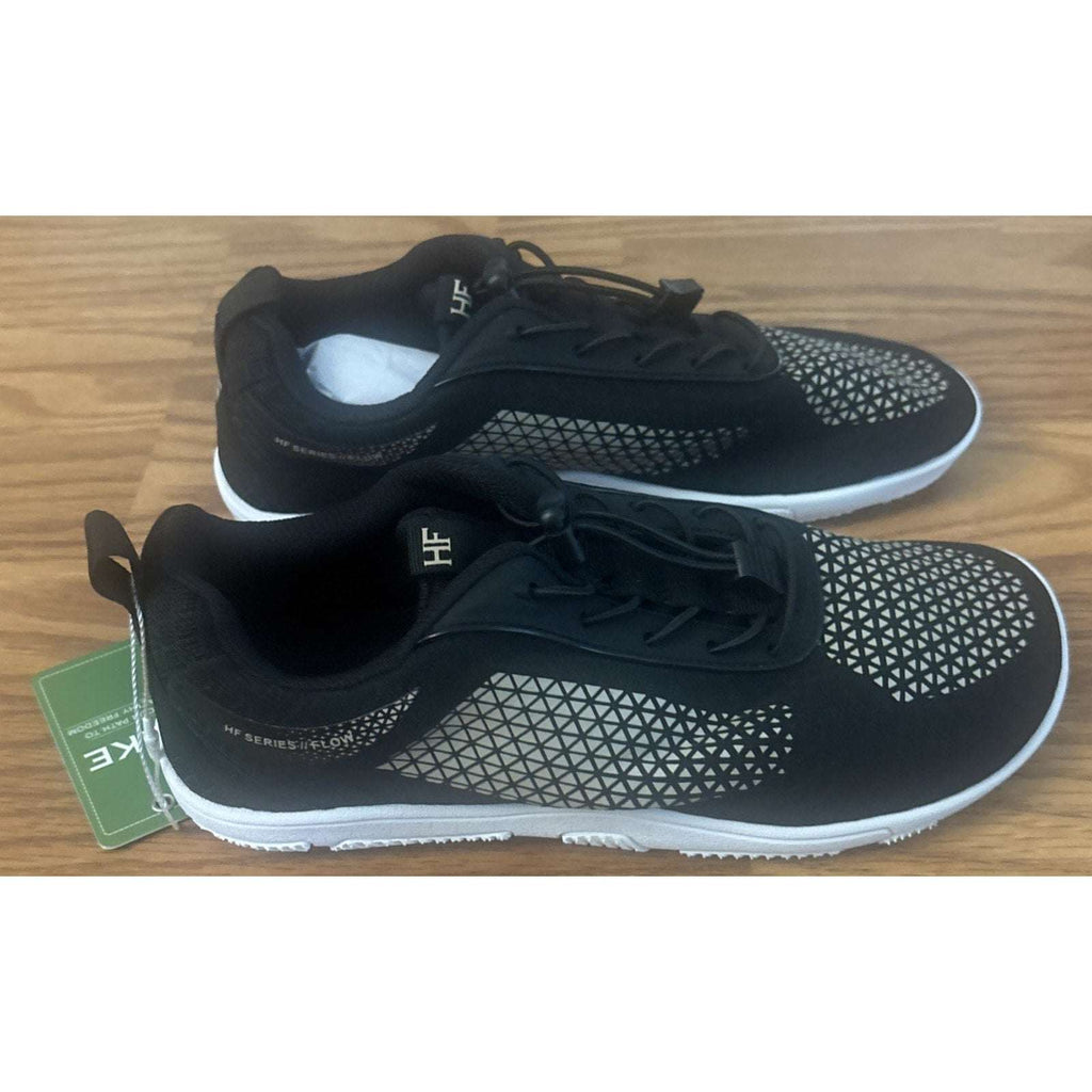 Hike Footwear HF Flow Barefoot Shoes For Foot, Knee & Back Black/Tan 7.5 US