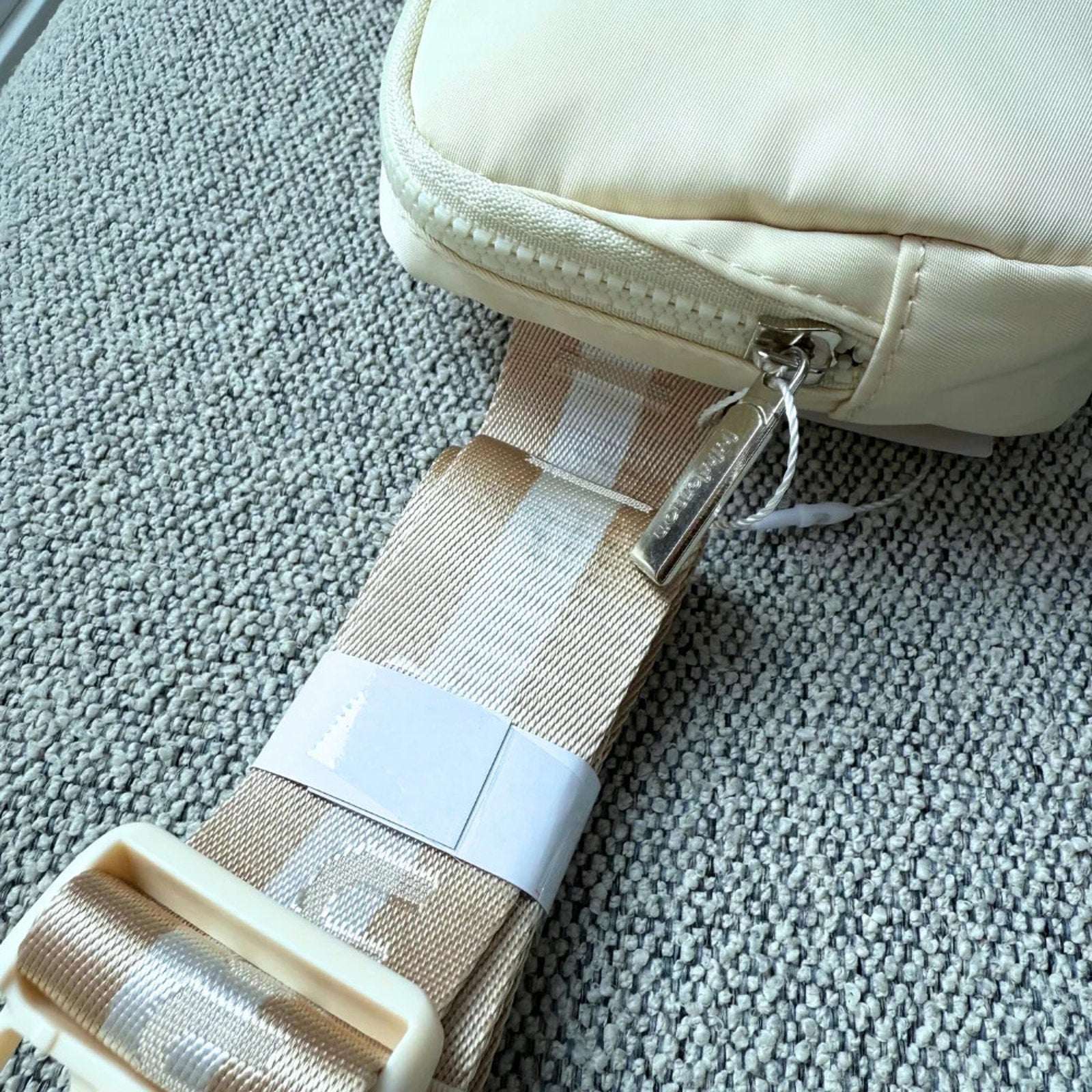 NEW Lululemon Everywhere Wordmark Crossbody Belt Bag 1L Buttercream Waist Pack