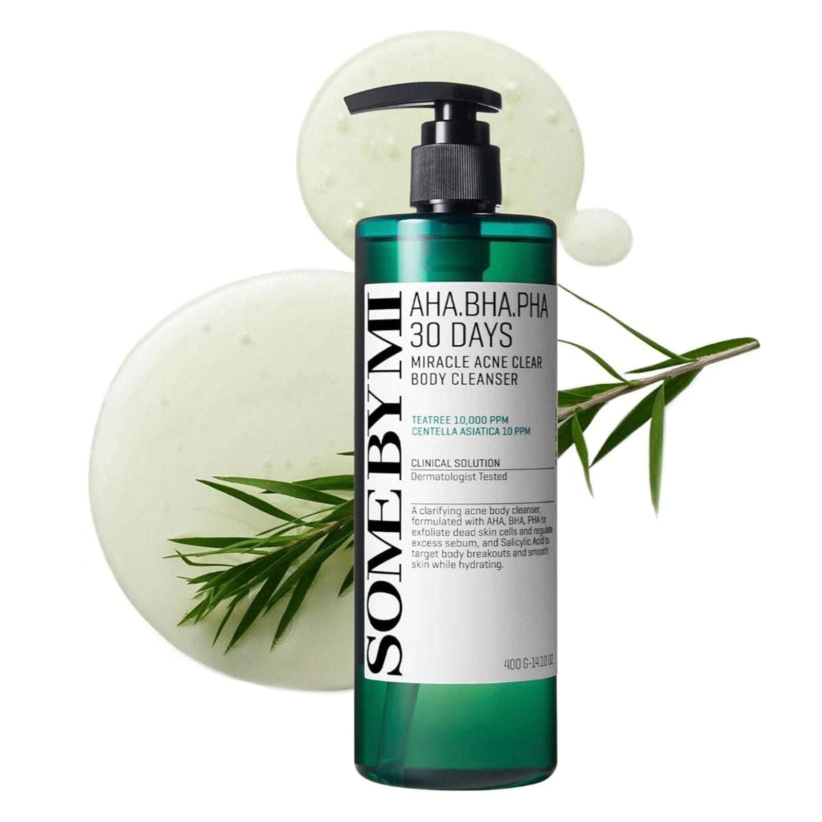 SOME BY MI AHA BHA PHA 30 Day Miracle Acne Clear Body Cleanser 14.10oz Salicylic
