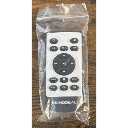 MONODEAL Portable Bluetooth Boombox CD Player, FM Radio, BT Speaker Transmitter