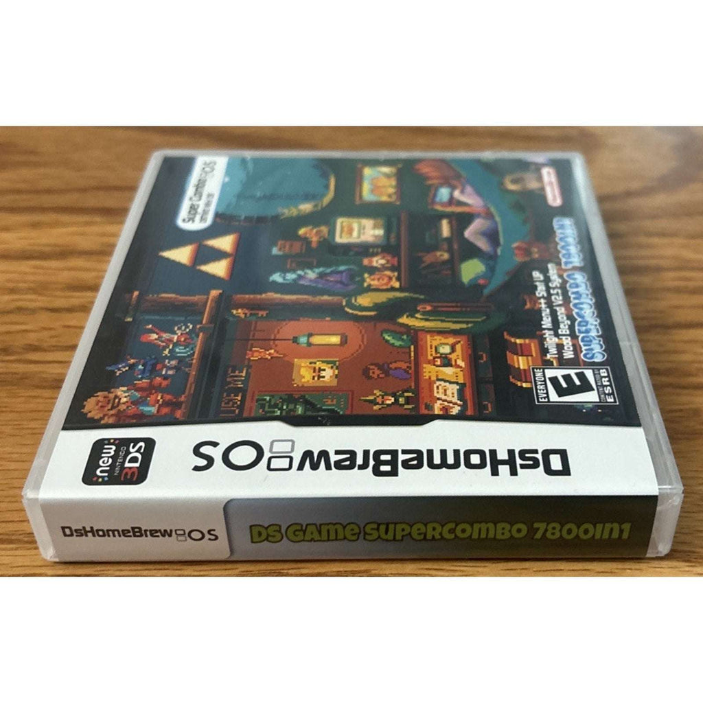 Nintendo NTB 7800 In 1 DS 3DS Super Combo Game Dshomebrew OS Game READ!