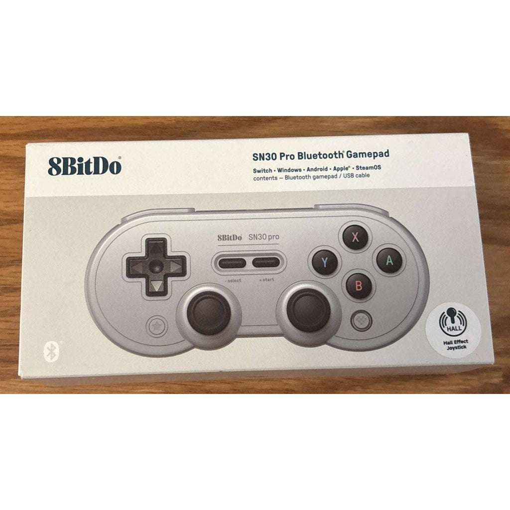 8BitDo SN30 Pro Wireless Bluetooth Controller - Gray Hall Effect Switch Windows+