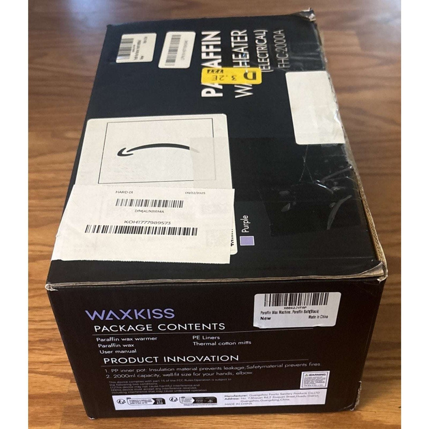 Electric Paraffin Wax Machine for Hands and Feet - Home Spa Kit Wax Mitts Liners