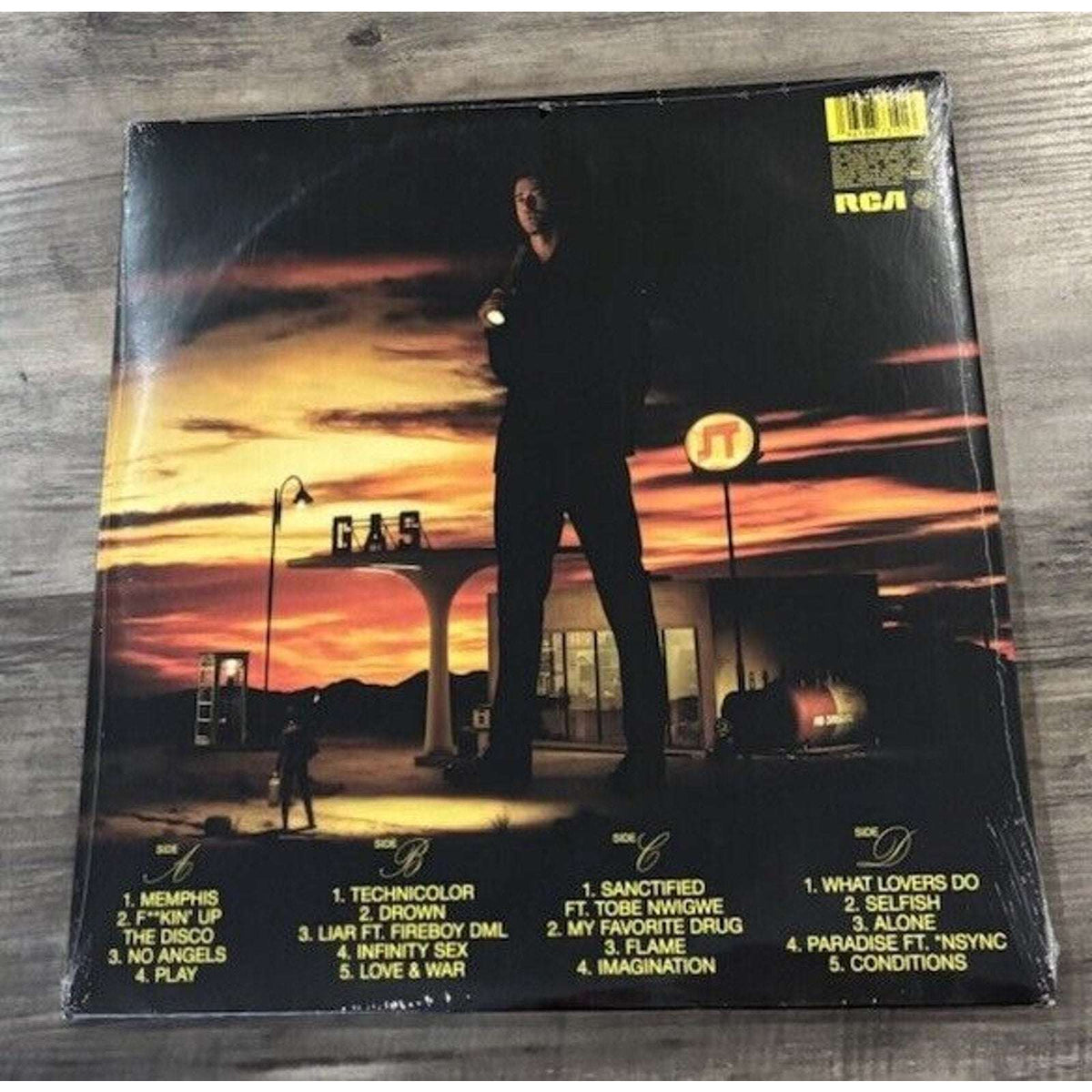 Justin Timberlake Everything I Thought It Was Metallic Silver & Black 2 LP Vinyl