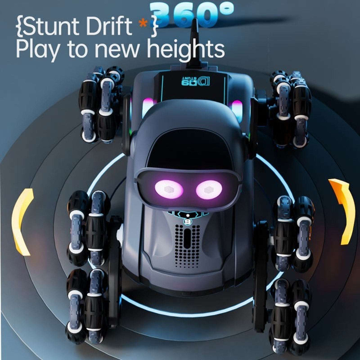 8WD Smart Remote & Gesture Dual Control Robot Dog Interactive Climbing Stunt Pet