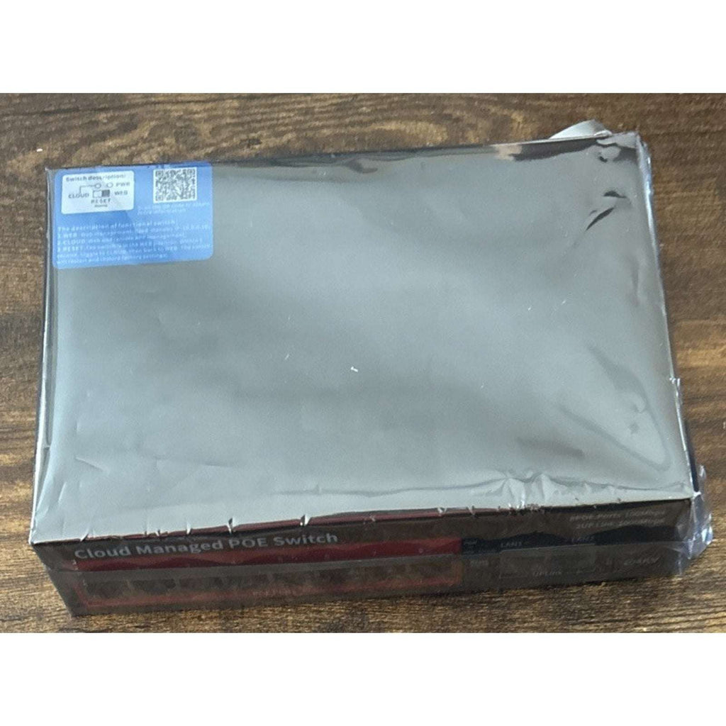 STEAMEMO 10-Port Cloud Managed PoE+ Switch 8 PoE+ Ports @120W & 2 Uplink Ports