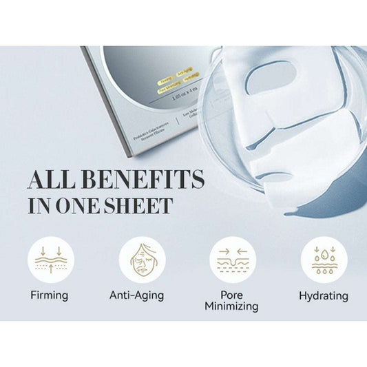 8 x Bagavs Collagen Face Mask Probiotics Hyaluronic Acid Firming Pore Minimizing