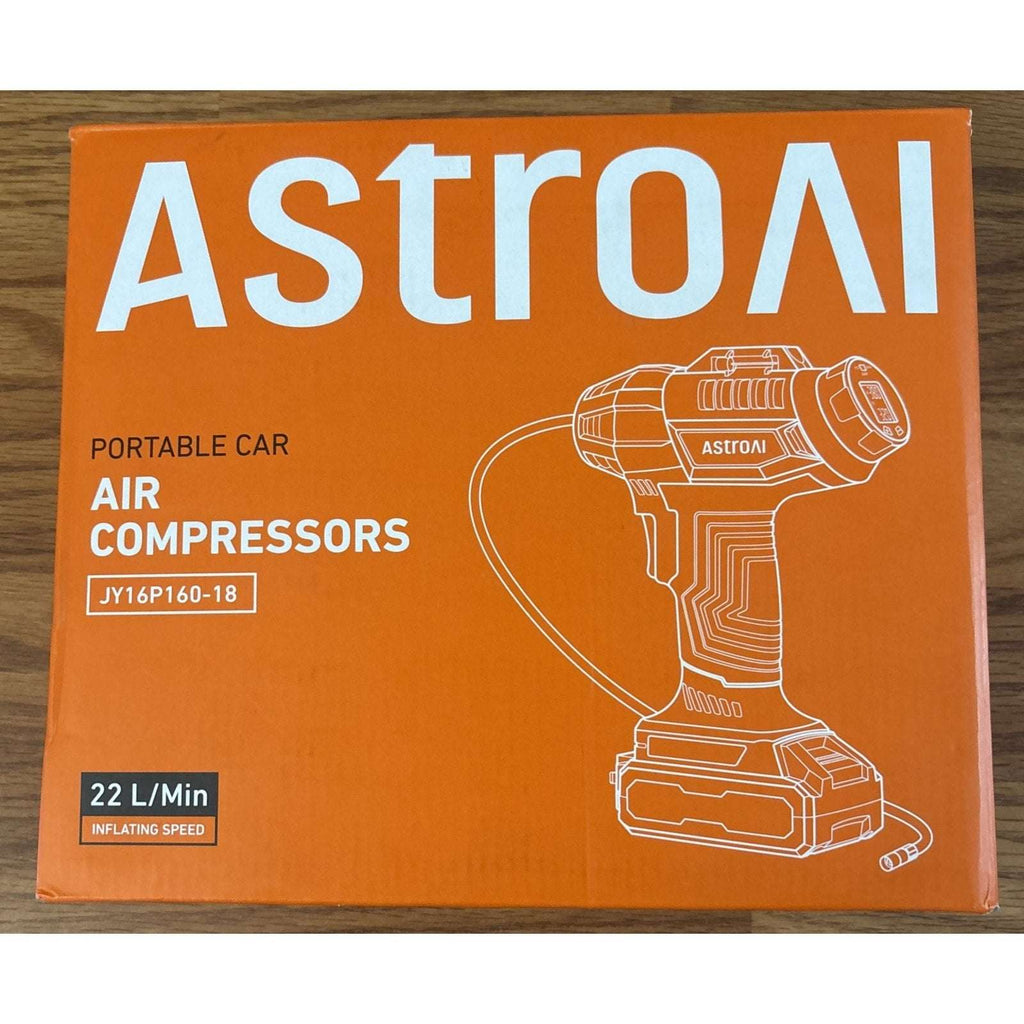 AstroAI Tire Inflator Cordless Air Compressor 160PSI w 12V/20V Dual Power Supply