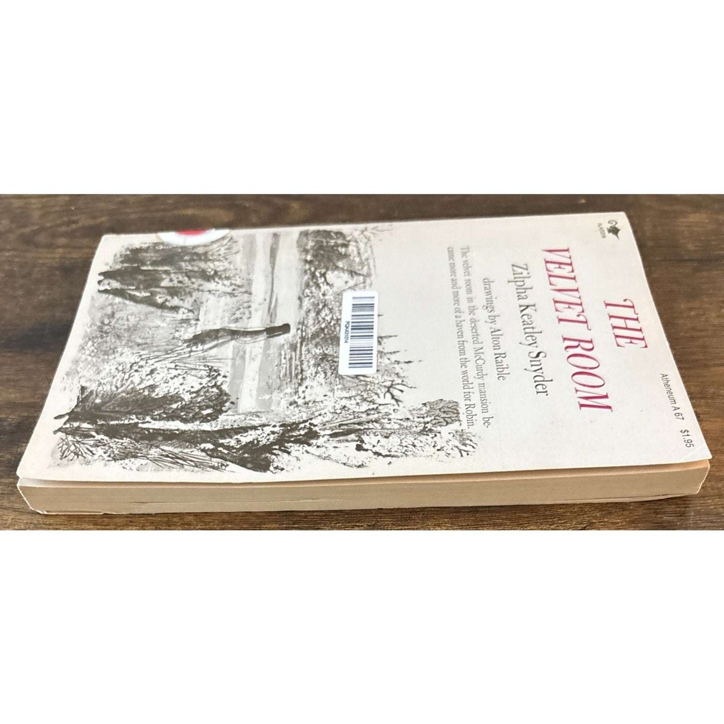The Velvet Room - Zilpha Keatley Snyder - 1st Aladdin Edition 1965 Ex-Library