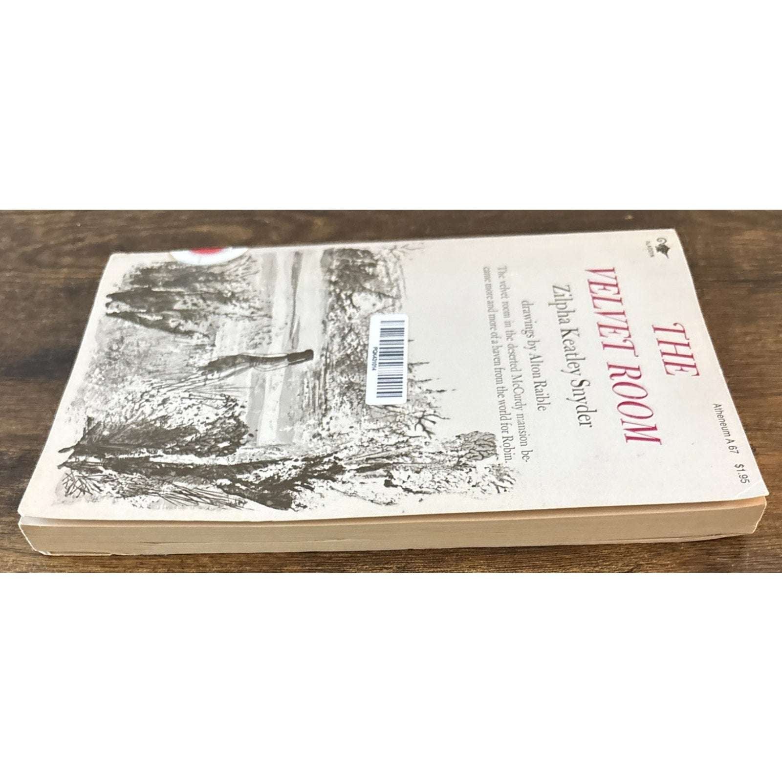 The Velvet Room - Zilpha Keatley Snyder - 1st Aladdin Edition 1965 Ex-Library