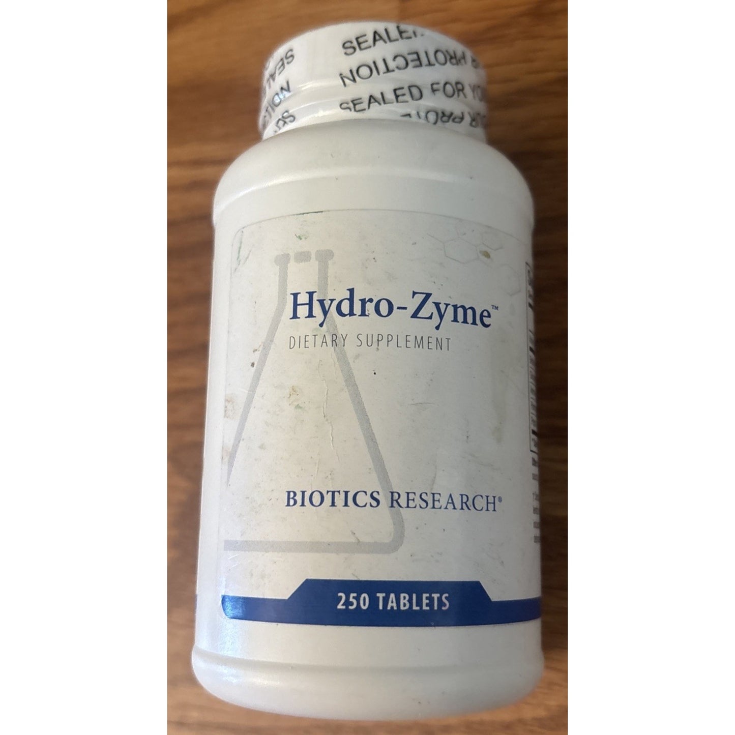 250 Tabs Biotics Research Hydro-Zyme Betaine Hydrochloride HCL Gut Hydrozyme