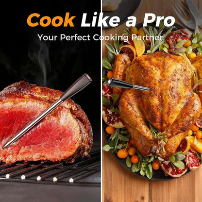 Smart Wireless Bluetooth Meat Thermometer Multi-Sensor, Instant Read with APP