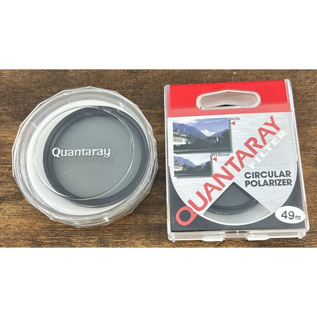2PC LOT Tiffen 55mm Circular Polarizing Filter QUANTARAY 49mm Polarizer Filter