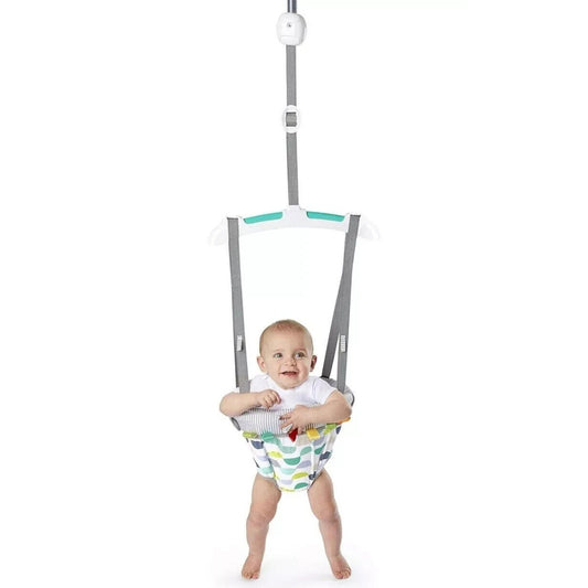 Bright Starts Playful Parade Door Jumper for Baby with Adjustable Strap, 6 Month