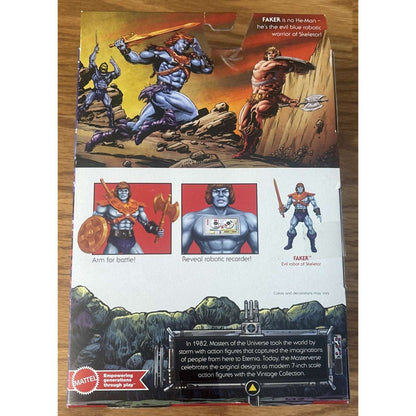 Masters of the Universe Masterverse Vintage Collection Faker Motu(New, Unopened)