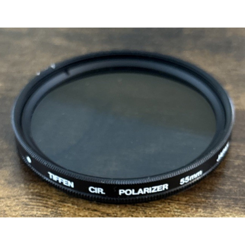 2PC LOT Tiffen 55mm Circular Polarizing Filter QUANTARAY 49mm Polarizer Filter