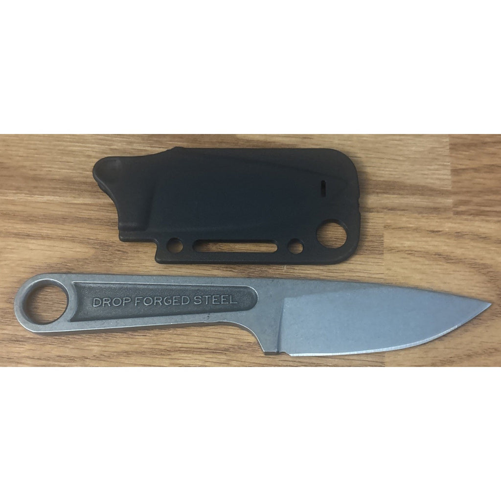 KA-BAR 1119 Forged Wrench Knife 3" 425 Stainless Fixed Blade EDC Sheath USA