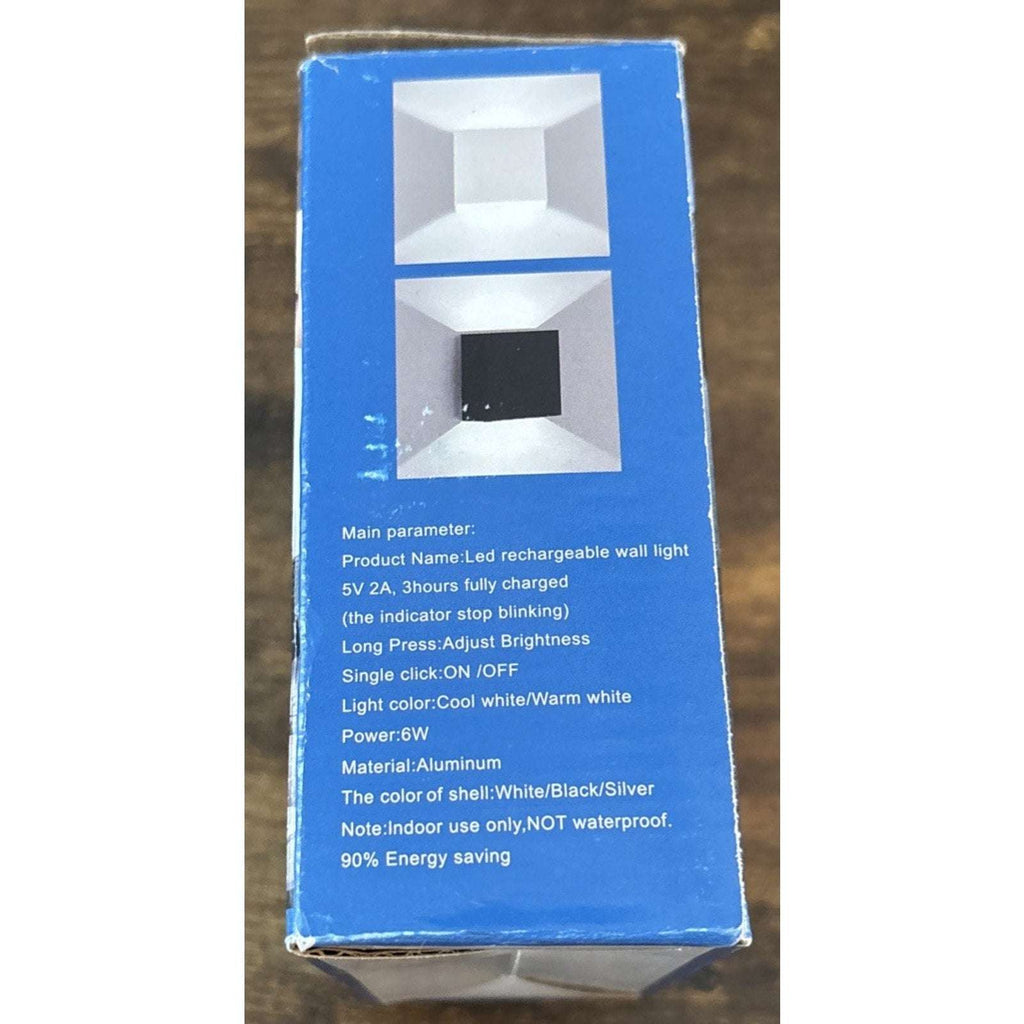 RGB Battery Operated Sconce with Remote Dimmable LED Wall Light Rechargeable