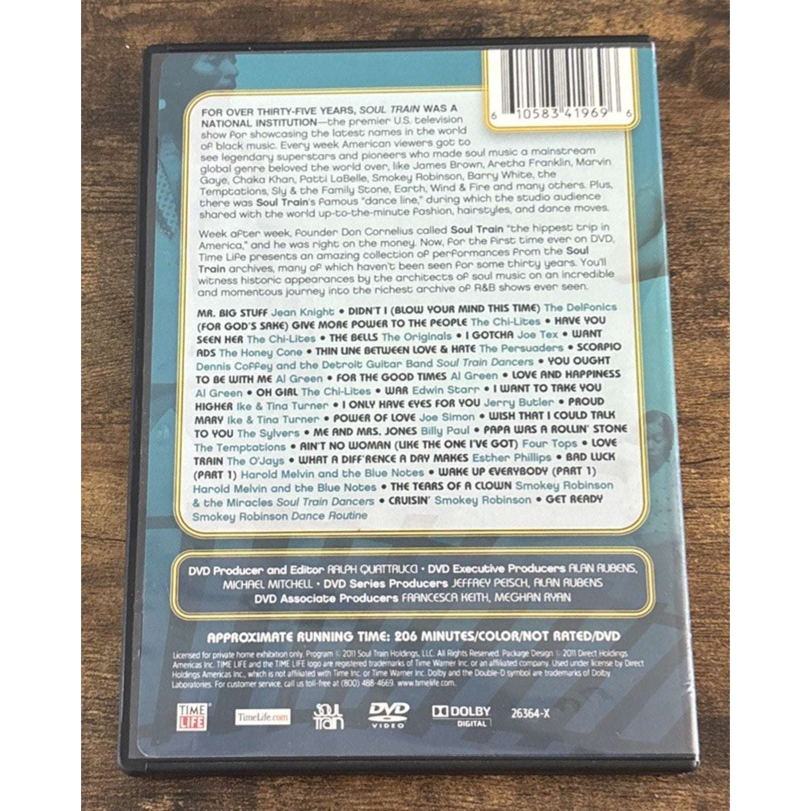 The Best of Soul Train Dance Dance Dance 2-disc DVD Al Green Tina Turner Temptat