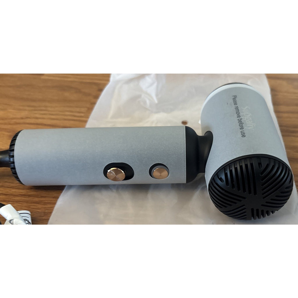 Supgaliy H5 1500W High Speed Dual Voltage Mini Hair Dryer 2 Speeds 4 Temperature