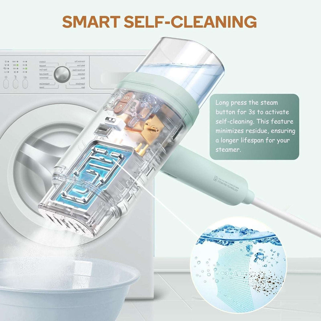 Newbealer Handheld 120V/220V Dual Voltage Foldable Clothes Garment Steamer Press