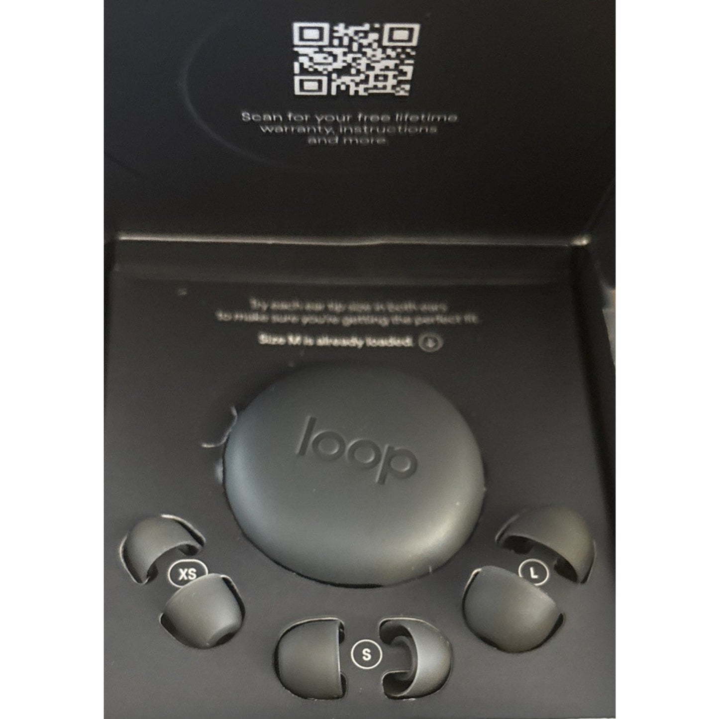 Loop Experience 2 Earplugs Set NRR 12 SNR 17db Black