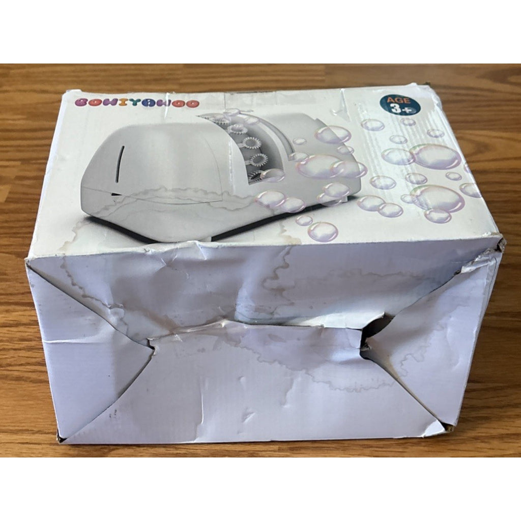 Automatic Bubble Machine Portable Maker 60+ Min Continuous Blaster Dual Power