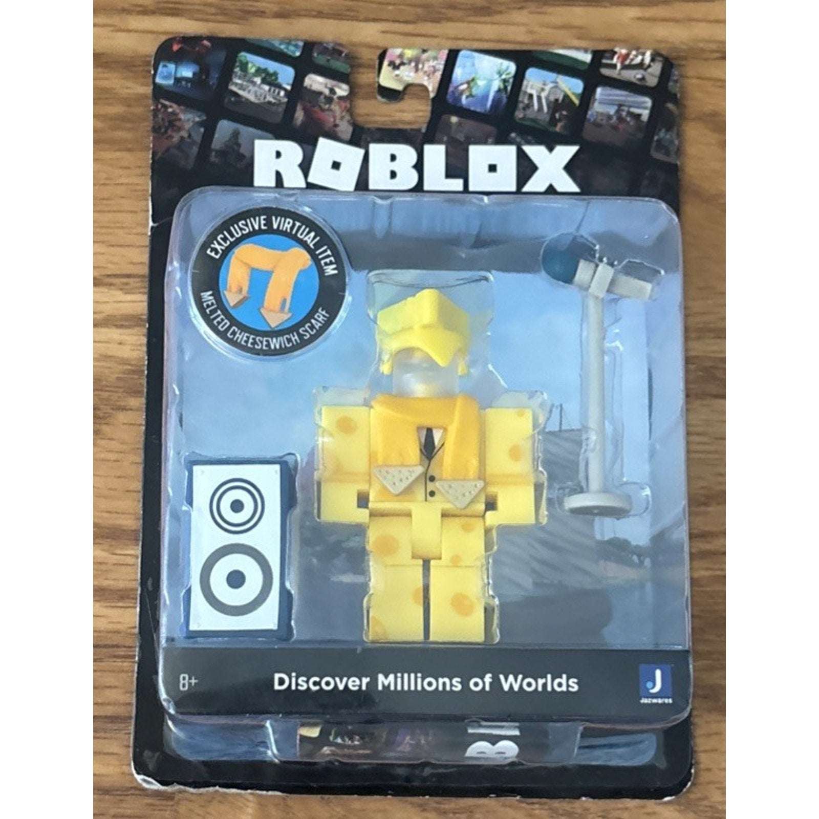 Jazwares Roblox Funky Friday Funky Cheese Action Figure & Exclusive Virtual Code