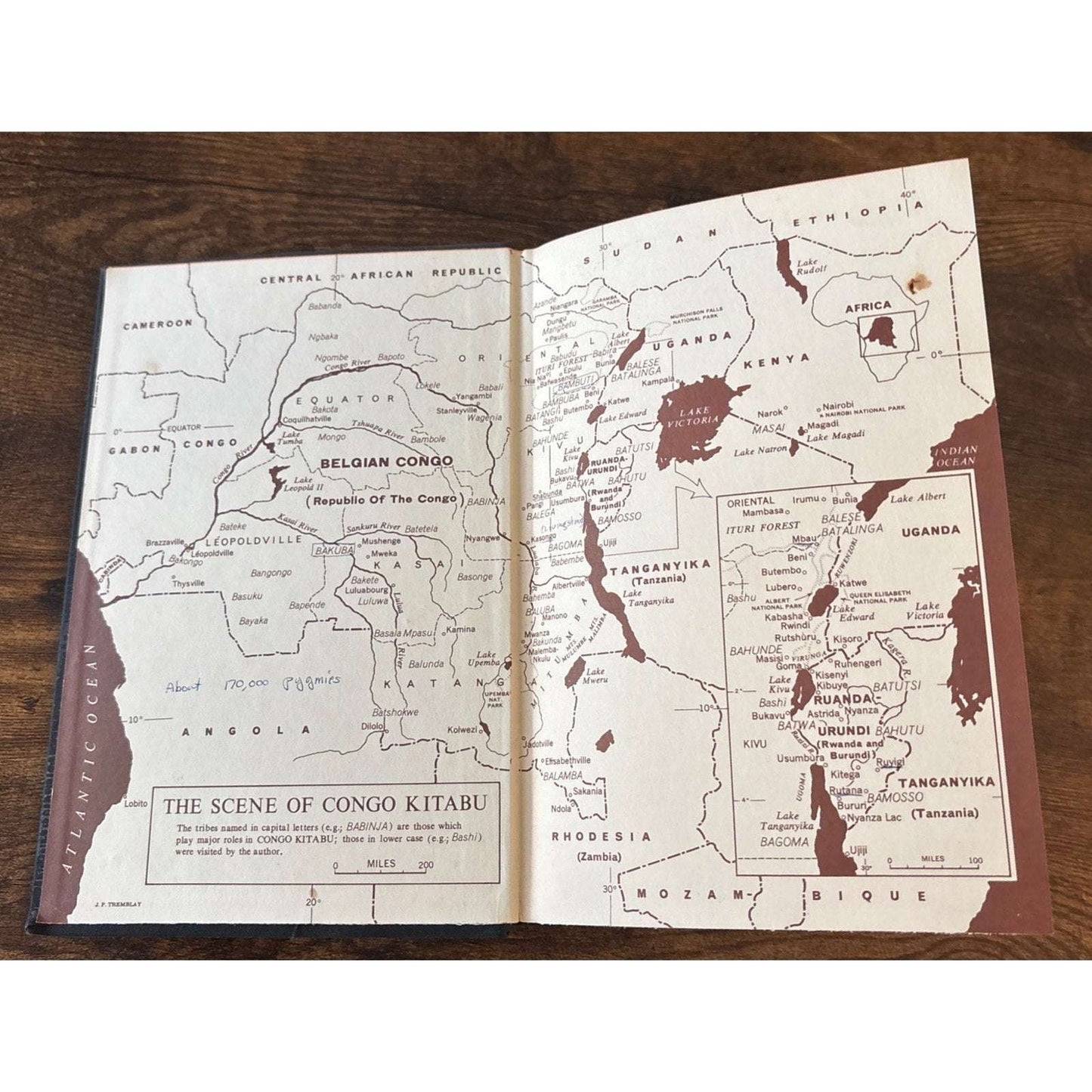 CONGO KITABU Jean-Pierre Hallet *SIGNED HC 1965 1st Edition, 3rd Printing Africa