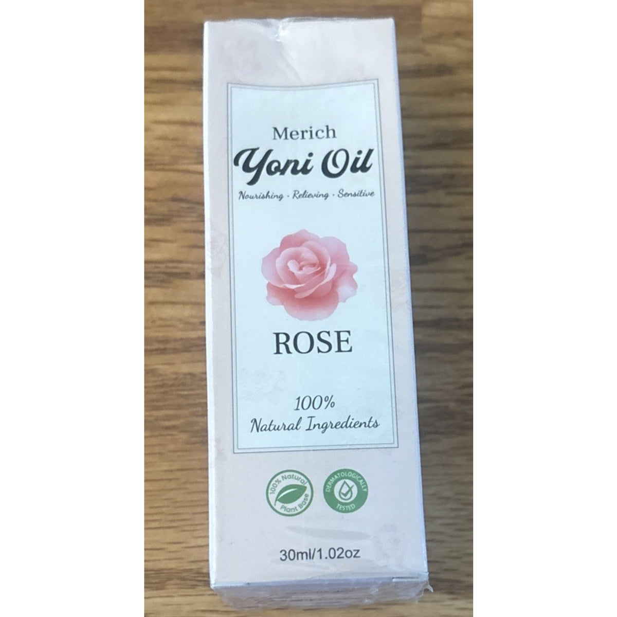 MERICH 100% Natural Yoni Oil - Feminine Yoni Detox Oil - Eliminates Odor - Rose