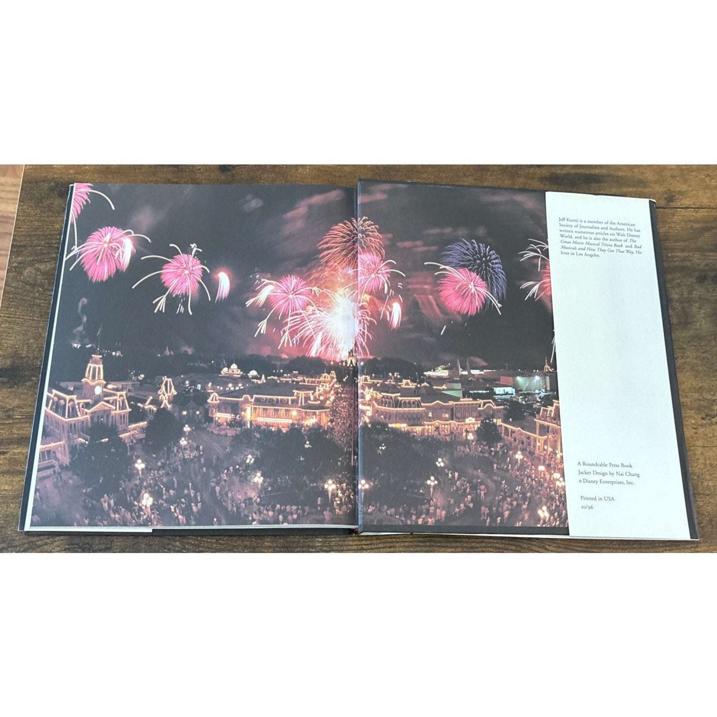 1996 WALT DISNEY WORLD SINCE THE WORLD BEGAN BOOK - THE FIRST 25 YEARS! 1st Ed