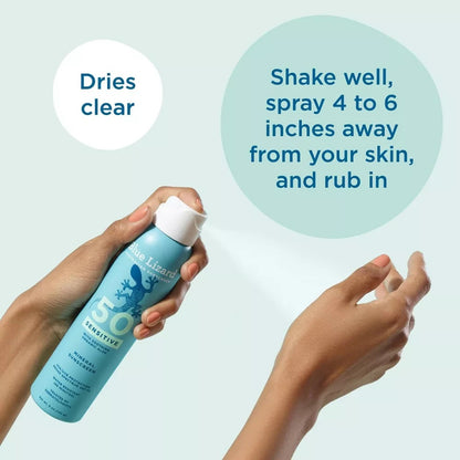 Blue Lizard SPF 50 Sensitive Mineral Sunscreen Spray w/ Aloe 5oz Exp 02/2028