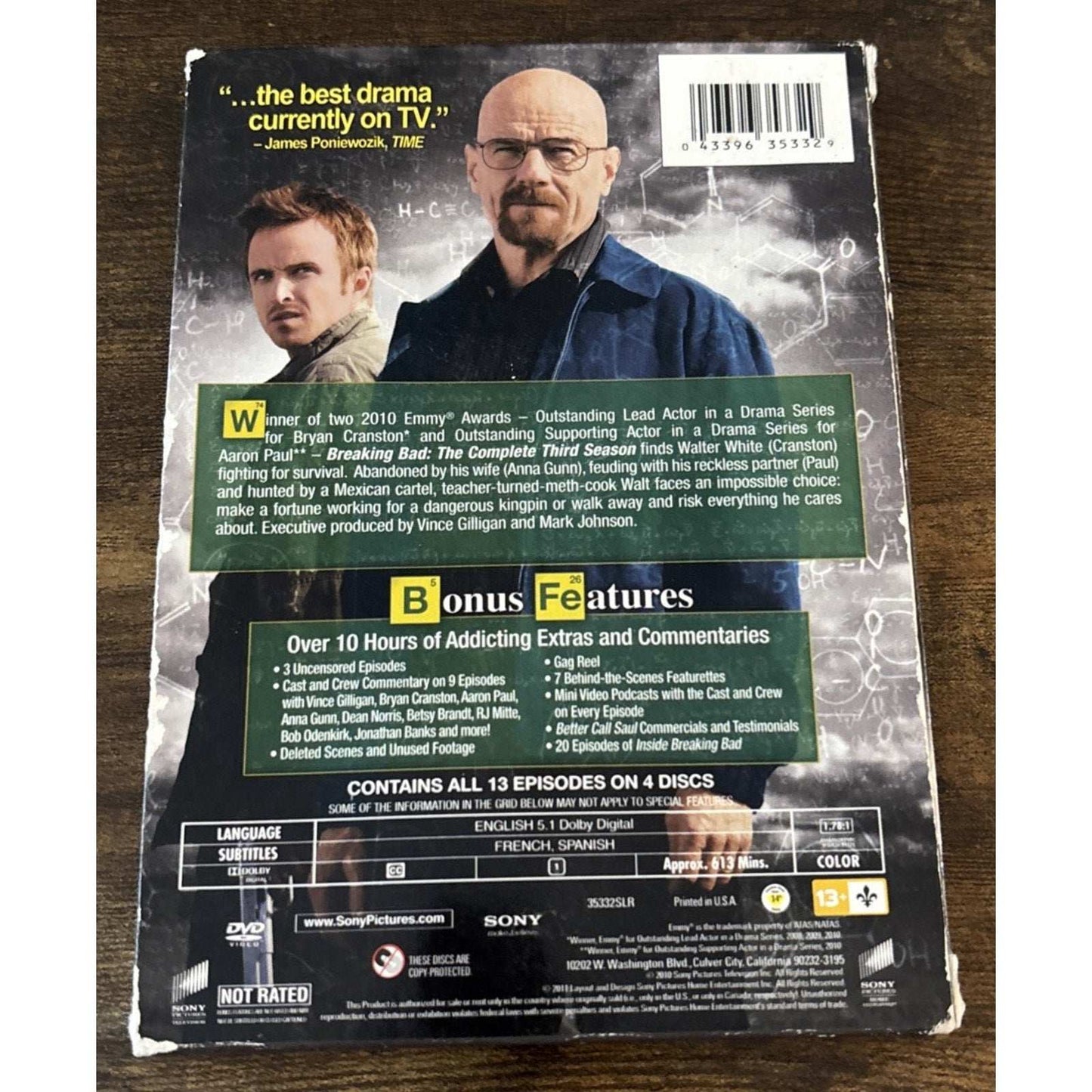 Breaking Bad TV Series DVD Lot Complete Seasons 2, 3 & 4 - 12 Dics in Total