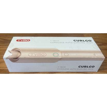 TYMO CURLGO 1" Cordless Automatic Rotating Curling Iron Anti-Scald, Temp Control
