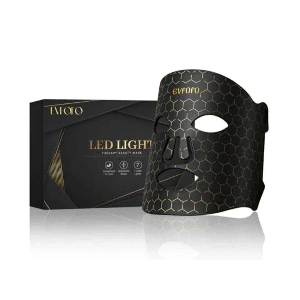 Evfofo Red LED Light Therapy Face Mask 7 Color LED Smoother & More Refined Skin