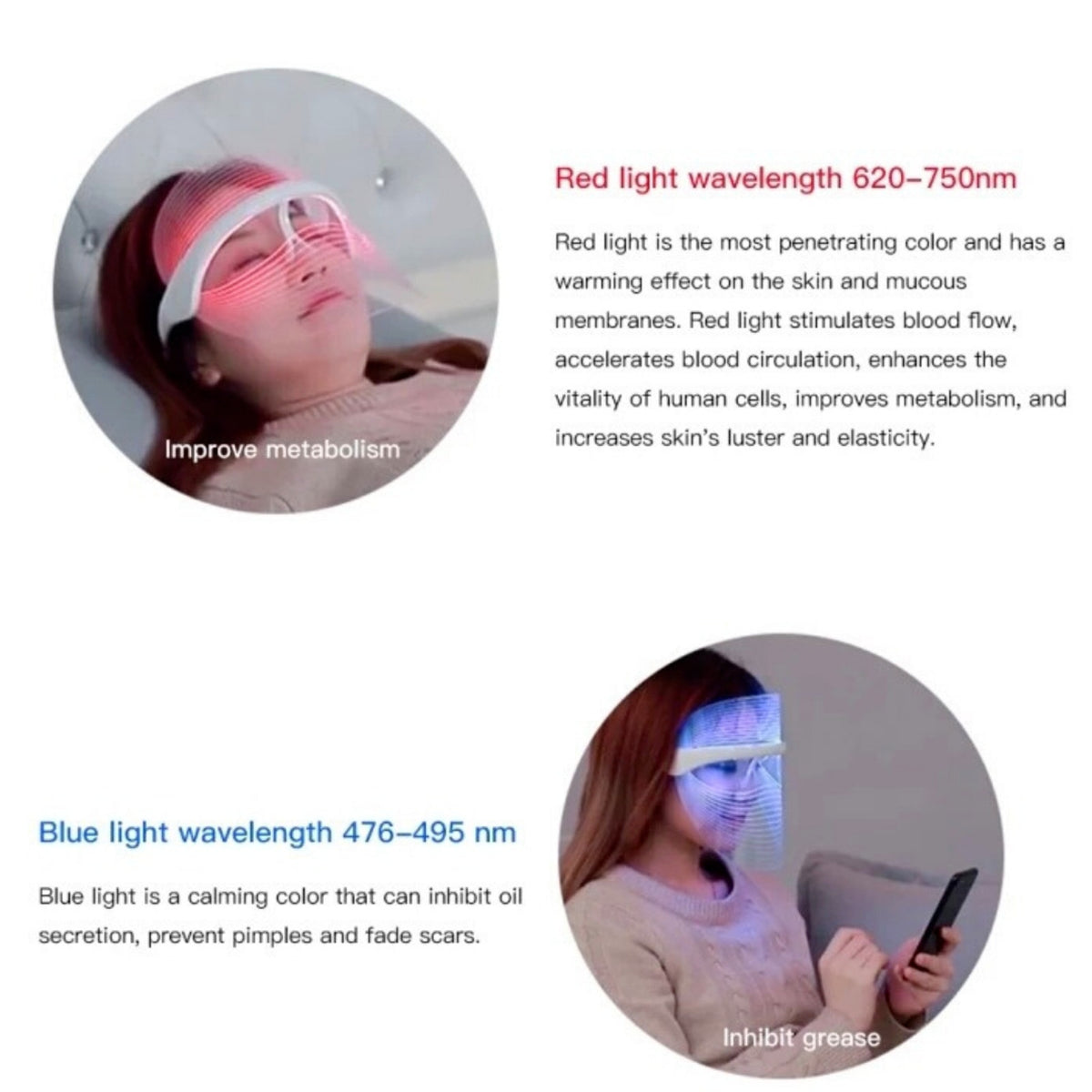 7 Color LED Light Photon Face Neck Mask Rejuvenation Skin Facial Therapy Wrinkle