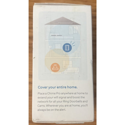 Ring Chime Pro WiFi Extender & Doorbell Chime w/ Built-in Nightlight Plug-In NEW