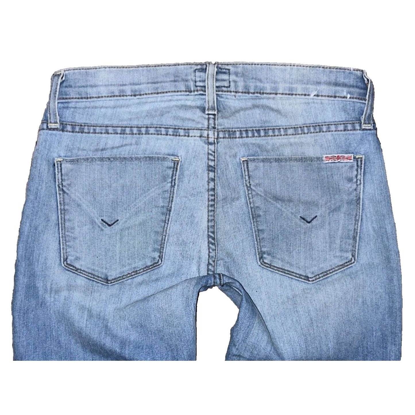 Hudson NICO Mid Crop w/ Zippers Skinny Leg Stretch Jeans Size 24