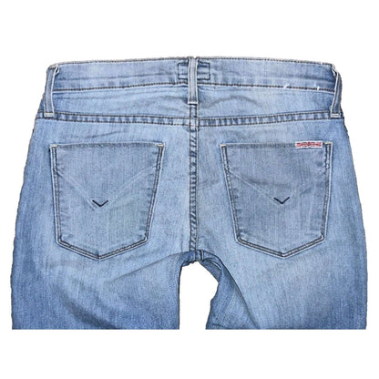 Hudson NICO Mid Crop w/ Zippers Skinny Leg Stretch Jeans Size 24
