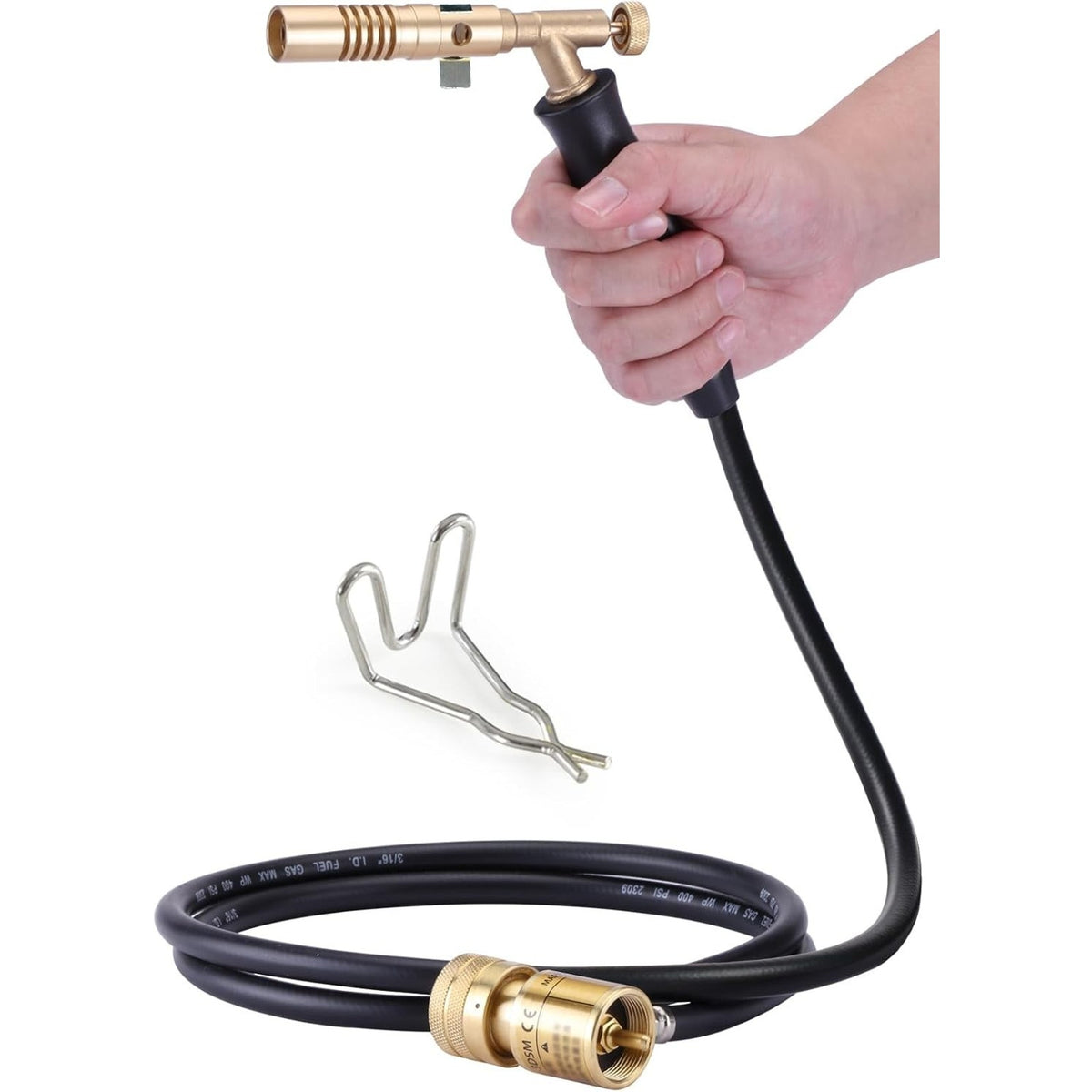 TAUSOM Air Fuel Torch Kit MAPP/MAP-Pro/Propane with Pressure Regulator, Heat Adj