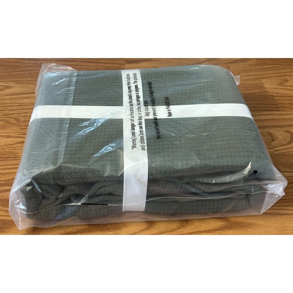 Sonoma Goods For Life The Everyday 100% Cotton Waffle Queen Blanket Olive Green