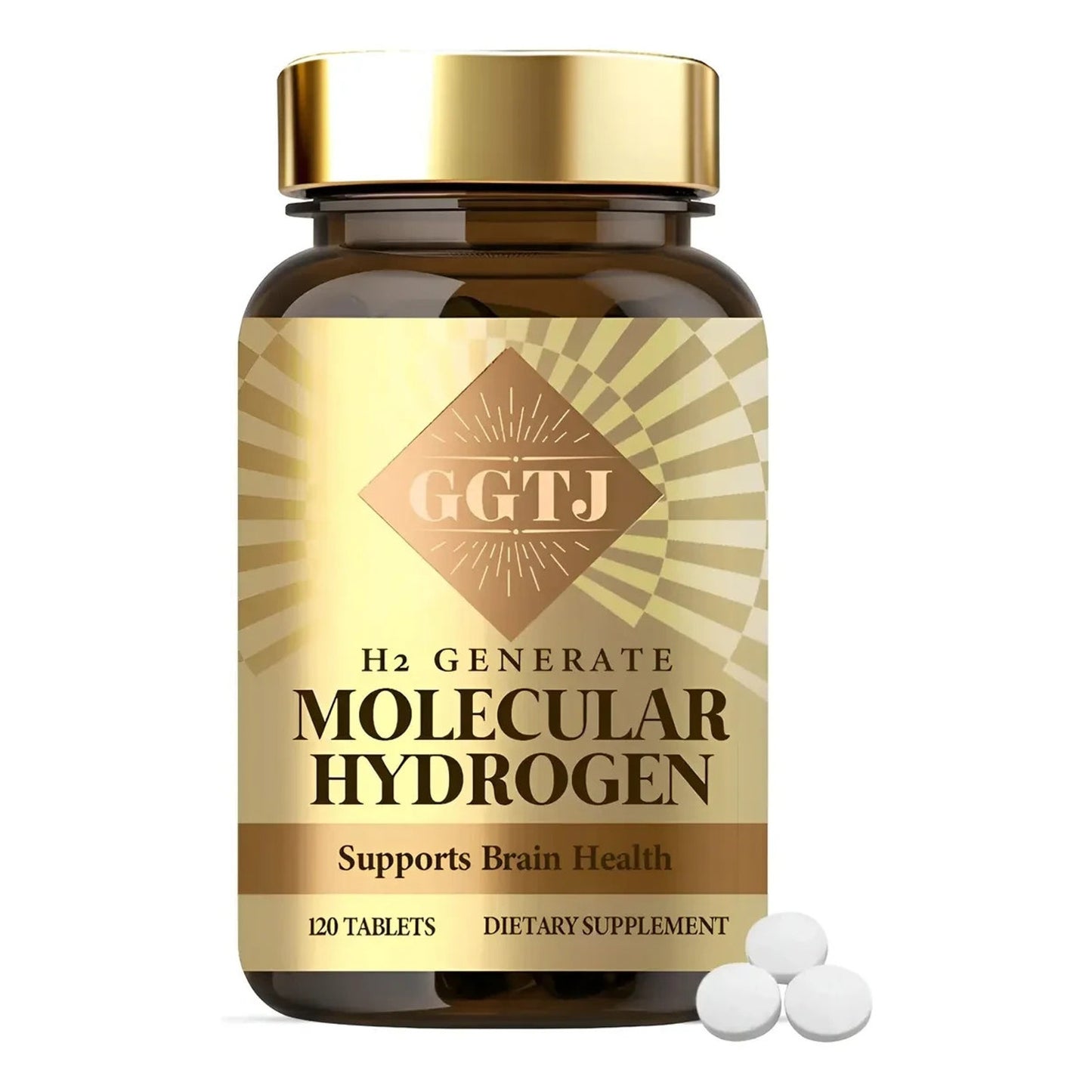 Hydrogen Water Tablets H2 Molecular Supplements w/ Magnesium 120Ct EXP 04/27