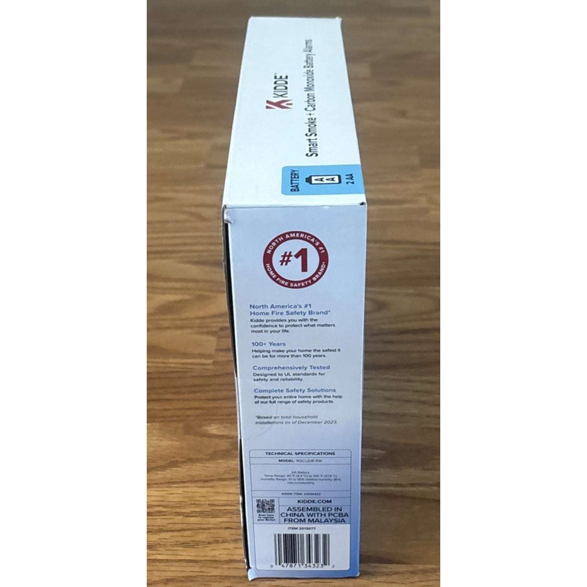 2x Kidde Smart Battery Smoke +Carbon Monoxide Detector RGCUDR-RW Voice, Ring APP